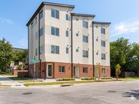 Mosaic Suites townhomes exterior by day in Bishop Arts, Dallas
