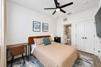 Boutique private bedroom suite with ensuite bath